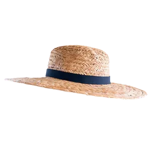 Wide Brim Straw Hat PNG 05252024 PNG