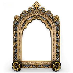 Wide Gothic Frame PNG Bqg9 PNG