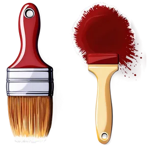 Wide Paint Brush PNG 48
