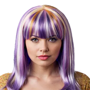 Wig With Bangs PNG 79