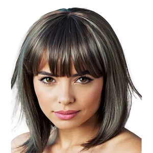 Wig With Bangs Png Eja PNG image