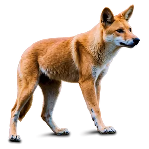 Wild Dingo Pose Png 06202024 PNG image