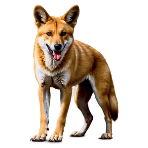 Wild Dingo Pose PNG Gac PNG
