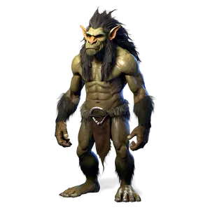 Wild Forest Troll PNG Fgs95