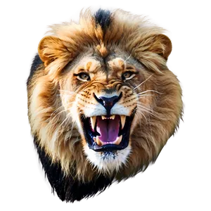Wild Lion Roar PNG Vhj17