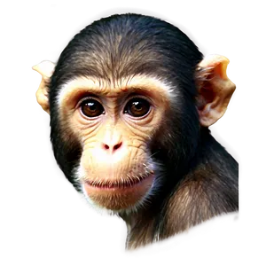 Wild Monkey Face Portrait Png 62 PNG image