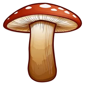 Wild Mushroom Cartoon PNG 06272024