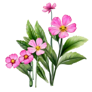 Wild Pink Flowers Png 46 PNG image