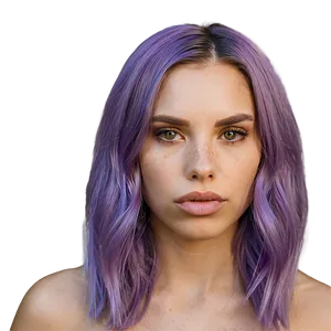 Wild Purple Hair Texture PNG Bab23 PNG