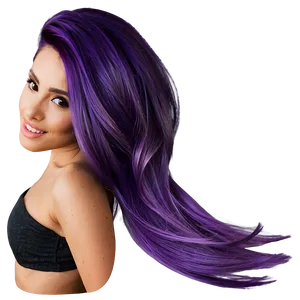 Wild Purple Hair Texture PNG Myr86