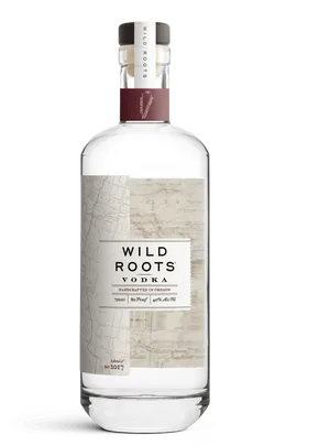 Wild Roots Vodka Bottle PNG image