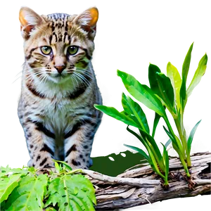 Wildcat In Habitat PNG 95
