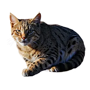 Wildcat In Moonlight PNG 06132024