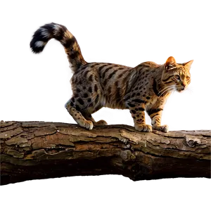 Wildcat On Branch PNG 85