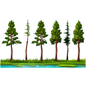 Wilderness Tree Line PNG Jmx42 PNG