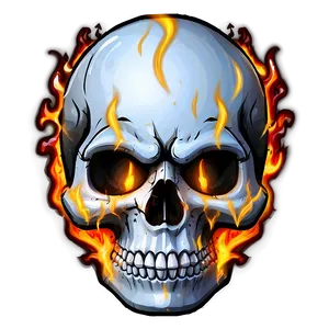 Wildfire Skull Icon PNG Lcu7 PNG