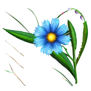 Wildflower Frame Png Tbe91 PNG image