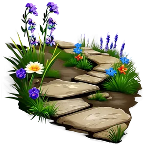 Wildflower Pathway Charm PNG 06202024