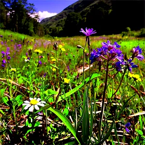 Wildflowers By The Roadside Png Mue75 PNG image