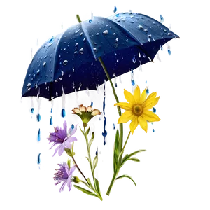 Wildflowers In The Rain PNG 06202024