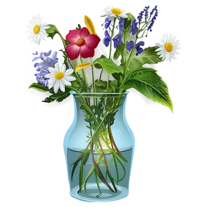 Wildflowers In Vase Png 76 PNG image