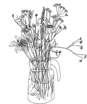 Wildflowers_ Sketch_in_ Vase