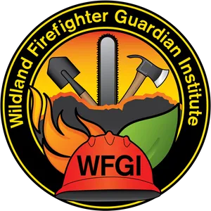 Wildland Firefighter Guardian Institute Emblem PNG image