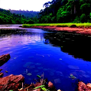 Wildlife Habitat Around Dam PNG Gbo4 PNG