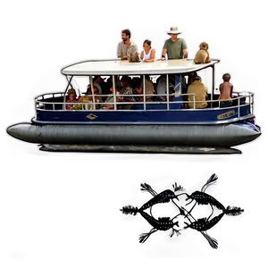 Wildlife Watching Pontoon Boat PNG 70