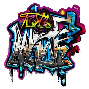 Wildstyle Graffiti Png 05032024 PNG image