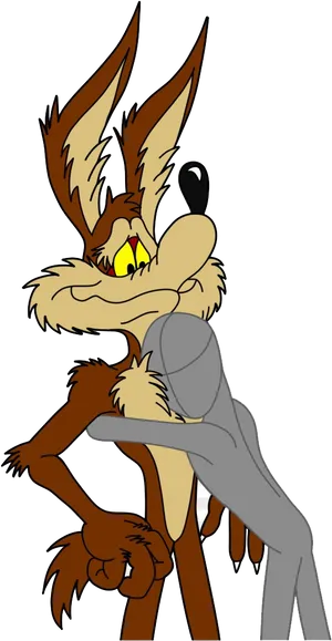 Wile E Coyote Animated Character PNG image
