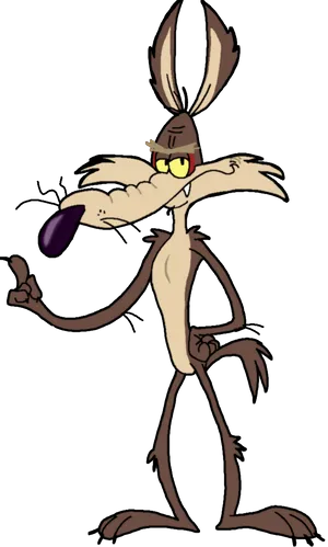 Wile E Coyote Standing Pose PNG image