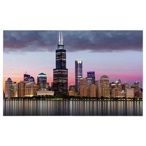 Willis Tower Cityscape Png 55 PNG image