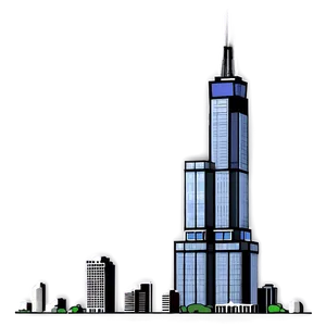 Willis Tower Urban Landscape Png 47 PNG image