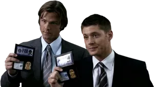 Winchester Brothers F B I Impersonation PNG image