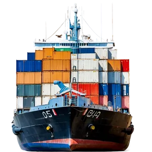 Wind-powered Cargo Ship PNG 28