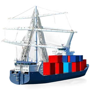 Wind-powered Cargo Ship PNG Tru5 PNG