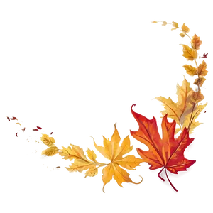 Windblown Fall Leaves Png 05042024 PNG image