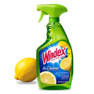 Windex Lemon Scent Cleaner Png 06272024 PNG image