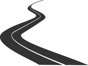 Winding Road Graphic PNG image