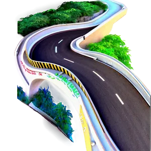 Winding Road Png Eqr89 PNG image