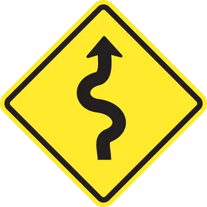 Winding_ Road_ Sign.png PNG