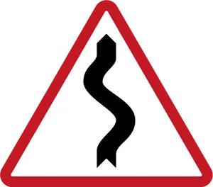 Winding_ Road_ Traffic_ Sign.png PNG image