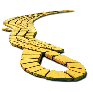 Winding Yellow Brick Road Landscape Png Nwn67 PNG image