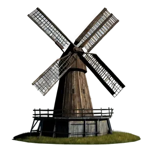 Windmill In Vintage Style Png Avp68 PNG image