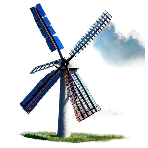 Windmill On Mountain Top Png 40 PNG image