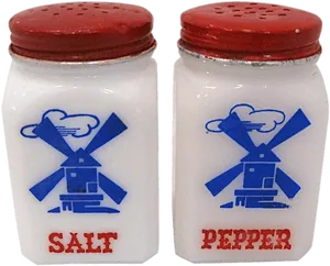 Windmill Saltand Pepper Shakers PNG image