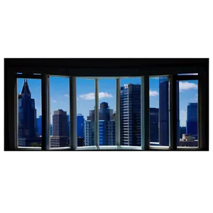Window With Cityscape PNG Ihw75
