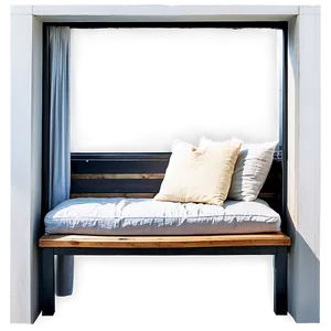 Window With Cozy Reading Nook PNG Sse