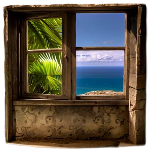 Window With Ocean View PNG 05042024